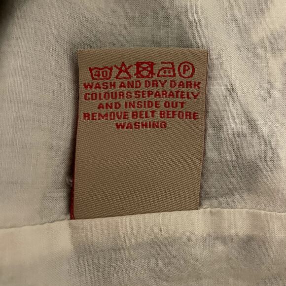 Boden Linen Pleated Pencil Skirt Floral Print Side Zip US 6R - Picture 7 of 7